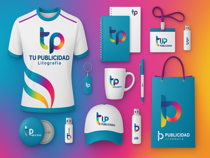 Regalos corporativos como mugs y lapiceros personalizados en Medellín.